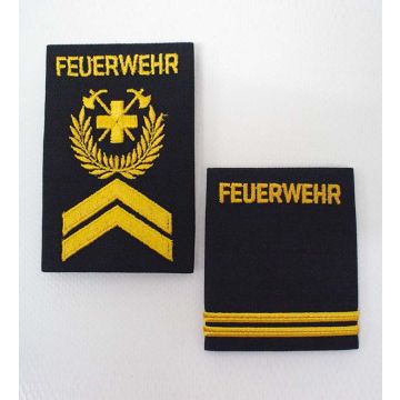 Achselschlaufen Mit Aufschrift «Feuerwehr»