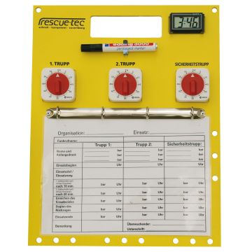 Tableau de Contrôle de Protection Respiratoire Format Portrait