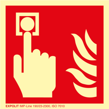 Alarmtaster/Handalarmtaster ISO 7010