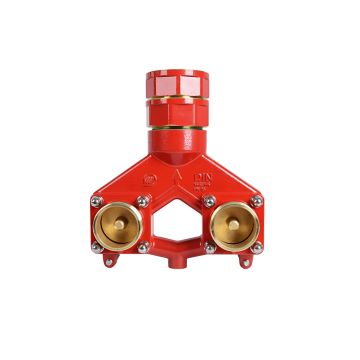 Division pour colonne montante sèche 2 ½ A suspendue, 45°