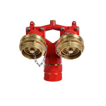 Division pour colonne montante sèche B/75 alu debout, 45°