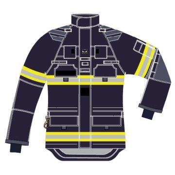 Veste feu courte Viking Performer bleue type GENEVE 