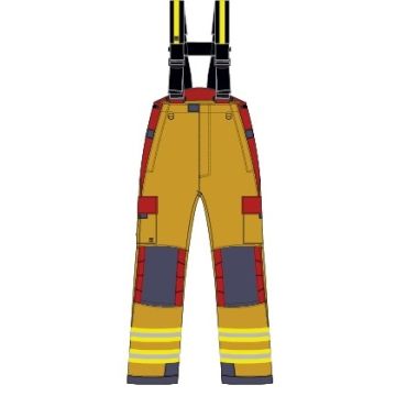 Pantalon feu Viking Performer gold/rouge type BERNE