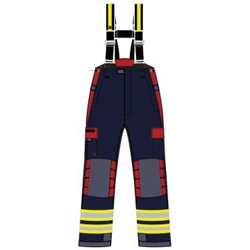 Pantalon feu Viking Performer bleu/rouge type JOLIMONT