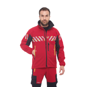 Veste softshell Courant ARK, rouge