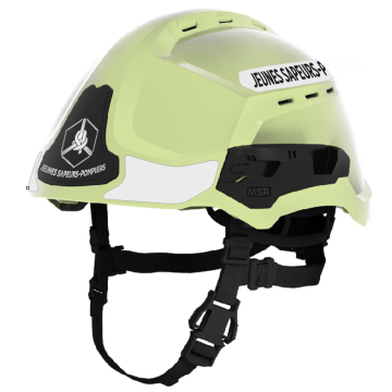 Casque MSA F2XR photoluminescent JSP