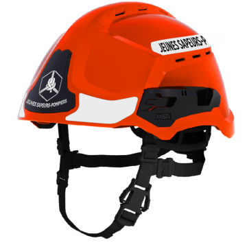 Casque MSA F2XR orange JSP