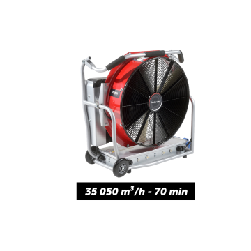 Ventilateur sur batterie Leader E-Fan 18"