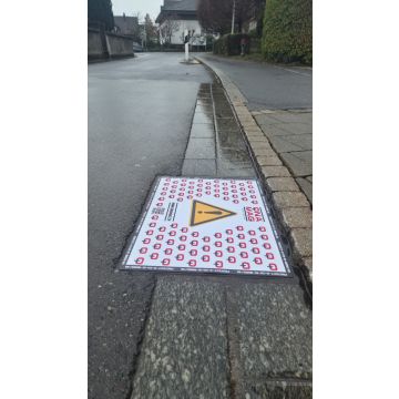 Magnetische Schachtabdeckung 500 × 400 mm für Einlaufschächte