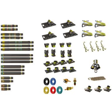 Set pour conteneur sur roulettes Paratech