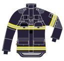 Veste feu courte Viking Performer bleue type GENEVE 