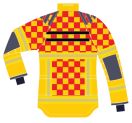 Veste feu Viking Performer avec damier