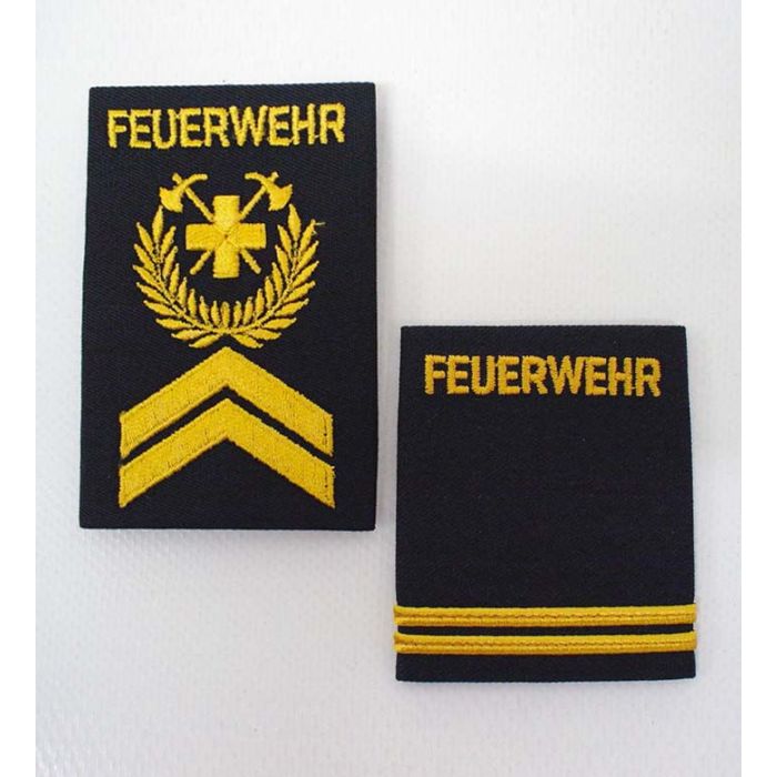Achselschlaufen Mit Aufschrift «Feuerwehr»