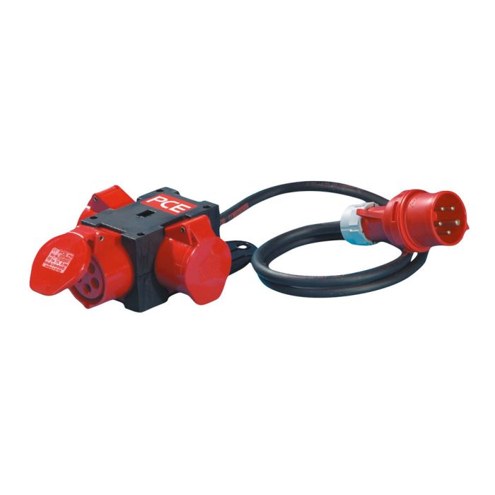 Mobiler Kunststoff – Verteiler Cee 16 A 400 Volt