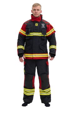 Veste feu courte Viking Performer bleue/rouge type ECAB