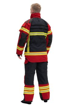 Veste feu courte Viking Performer bleue/rouge type ECAB