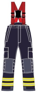 Pantalon feu Viking Performer bleu type GENEVE 
