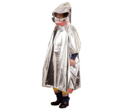Poncho feu forêt type Var avec sacoche
