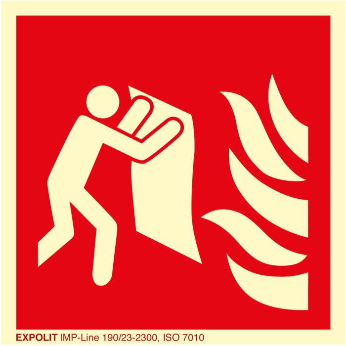 Löschdecke Iso 7010