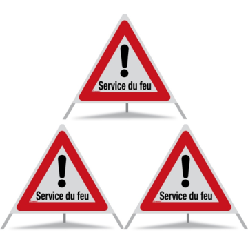 Signal pliant Triopan Service du feu