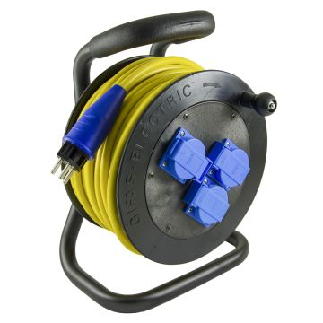 Kabelrollen Hartgummi Typ 501 Mit Thermoschutz
