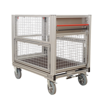 Rollcontainer "Gitterbox - hoch"