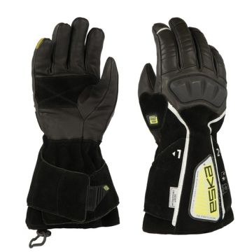 HELIOS 5F Flap Gant de pompier en cuir avec longue manchette