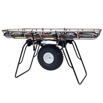 Châssis FERNO®/Chariot Muli MULE II avec 2 barres de guidage pour corbeilles