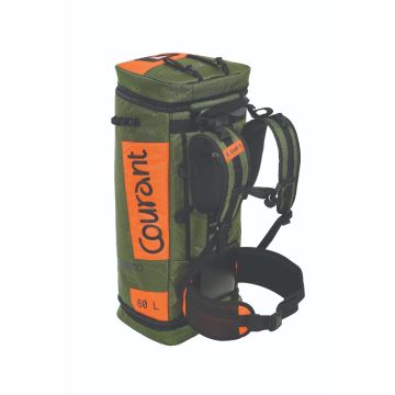 Sac à dos Courant Cross Pro 60 litres, kaki/orange