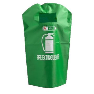 Housse de protection pour extincteur au lithium 6 litres, PVC, vert
