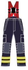 Pantalon feu Viking Performer bleu type GENEVE 