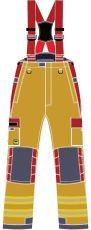 Pantalon feu Viking Performer gold/rouge type WERDENBERG