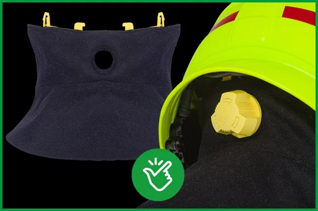 Composants textiles protection nuque