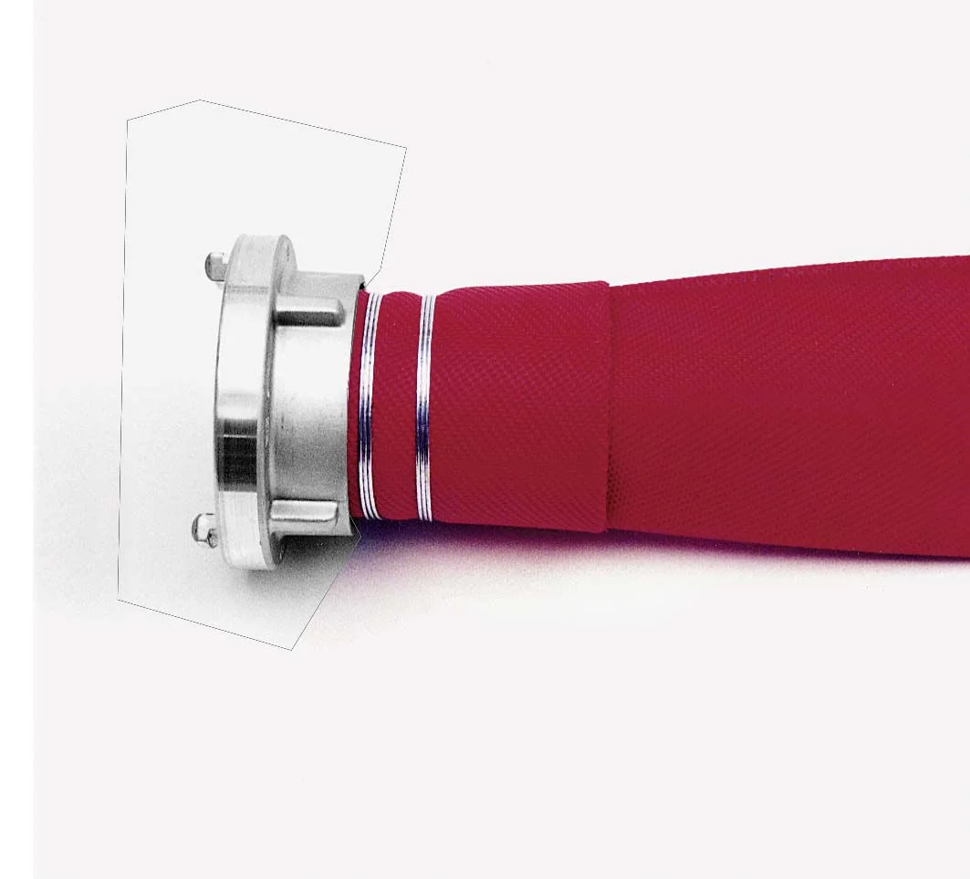 Storzkupplungen Mit Drahteinband Und Schutzmanschetten Eingebunden