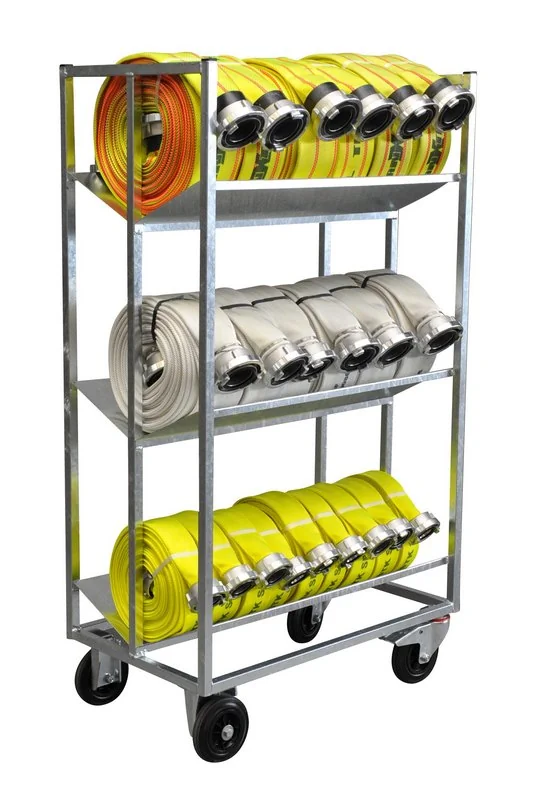 Chariot de stockage pour tuyaux, acier
