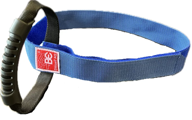 Support pour tuyau BE, 87 cm, bleu