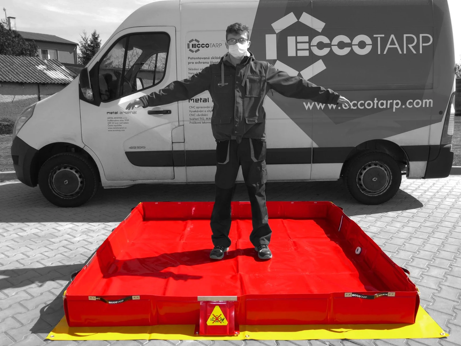 Bac de rétention pliable Decon