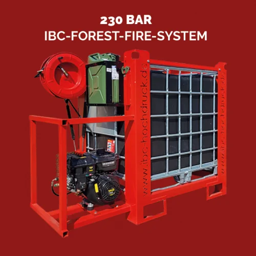 Système d’extinction IBC pour feux de forêts, 1000 litres