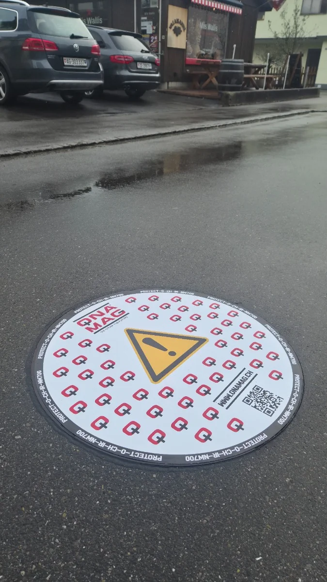 Cache magnétique Ø710 mm pour les services incendie et l’industrie
