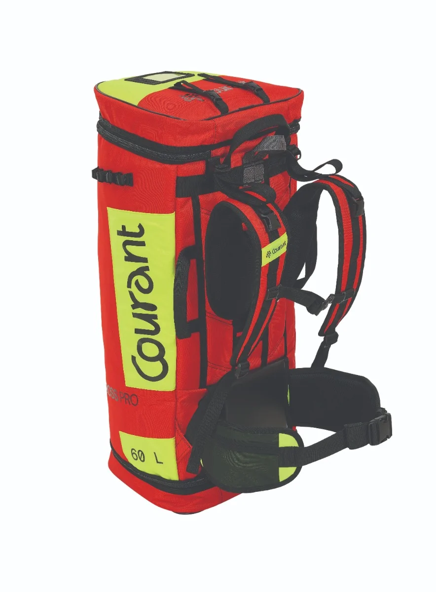 Sac à dos Courant Cross Pro 60 litres, rouge/jaune